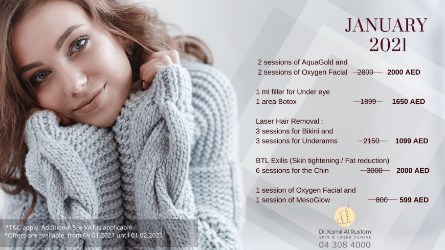 Dr. Kamil Al Rustom Skin and Laser Centre Dubai January 2021 offers Dr. Kamil Al Rustom Skin and Laser Centre Dubai January 2021 offers